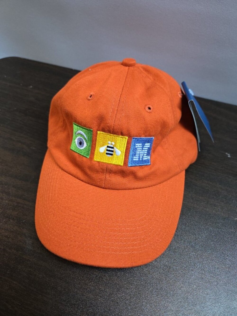 IBM Fersten Worldwide Hat Eye Bee M Vintage Style Baseball Cap Computer Tech Dad